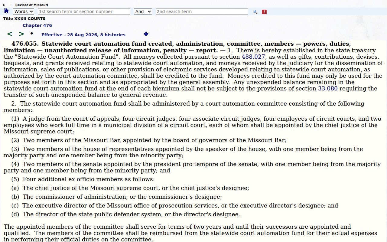 Putnam County criminal docket court-record security reference